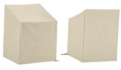  Fundas para Muebles de Patio, Impermeable 2 Piezas Silla Exterior Tostado Sillones de Comedor Foto 1 de 4