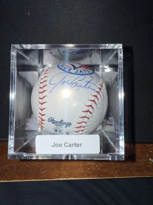Joe Carter autógrafo MLB béisbol certificado de autenticidad JSA Foto 1 de 3