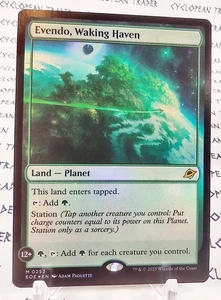 FOIL EVENDO, WAKING HAVEN mtg NM Edge of Eternities 1 Mythic (#01) - Picture 1 of 1