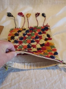 Alter marokkanischer Salzbeutel 10 1/2" x 10 1/2"  - Bild 1 von 10