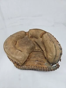 Vintage Sears Roebuck Baseball Mitt Nolan Modell Leder Catcher’s Glove USA - Bild 1 von 6