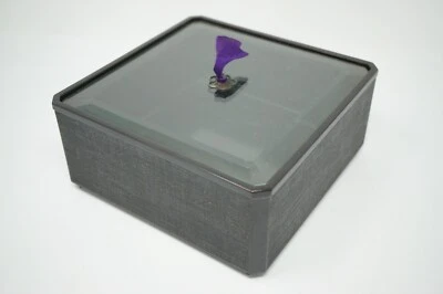 Caja de madera japonesa con tapa de cristal en caja de madera original de Japón 1017C9 Foto 1 de 4