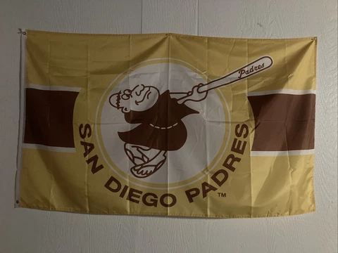 San Diego Padres Flag Large 3x5 Banner Logo Baseball MLB  FREE SHIPPING Cover
