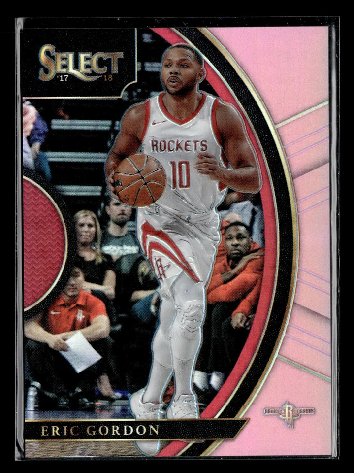 2017-18 Panini Select #61 Eric Gordon Pink Prizms Marketing #/10 Houston Rockets - Image 1 of 2