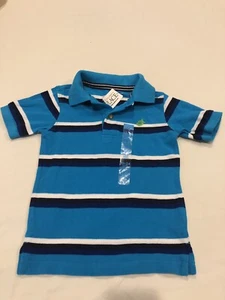 Boy Clothes The Children’s Place Shirt 18/24 Months Blue Stripes Colorful - Picture 1 of 7
