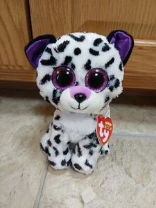 New Ty Beanie Boos 6” Violet The Leopard Claire’s Exclusive 2017  - Picture 1 of 8