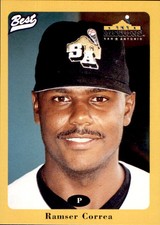 1996 San Antonio Missions Best #3 Ramser Correa Puerto Rico PR Baseball Card