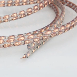 VIBORG 4N 99.998% OFC Twist Solid Flat Pure Red Copper HiFi Speaker Cable VS903 - Picture 1 of 3