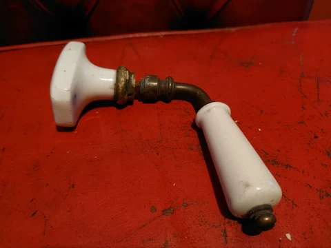 Vintage Reclaimed Ceramic Door Handle Cover