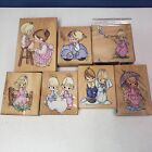 Stampendous Rubber Stamps PRECIOUS MOMENTS Lot of 7 Group 2 Wedding Kite Angels