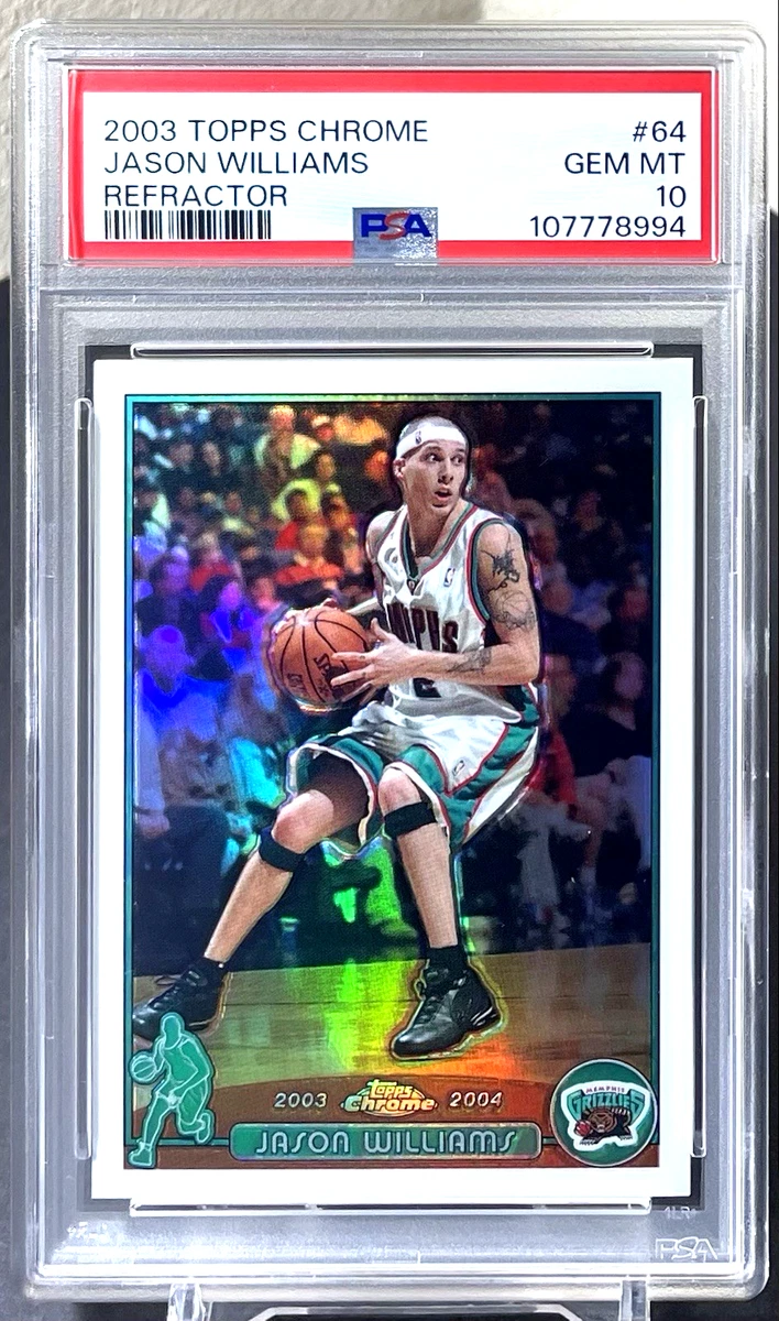 Jason Williams Professional Sports Authenticator (PSA) Basketball