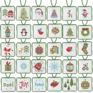 Herrschners® Homemade Holiday Ornaments Counted Cross-Stitch Kit - Picture 1 of 1