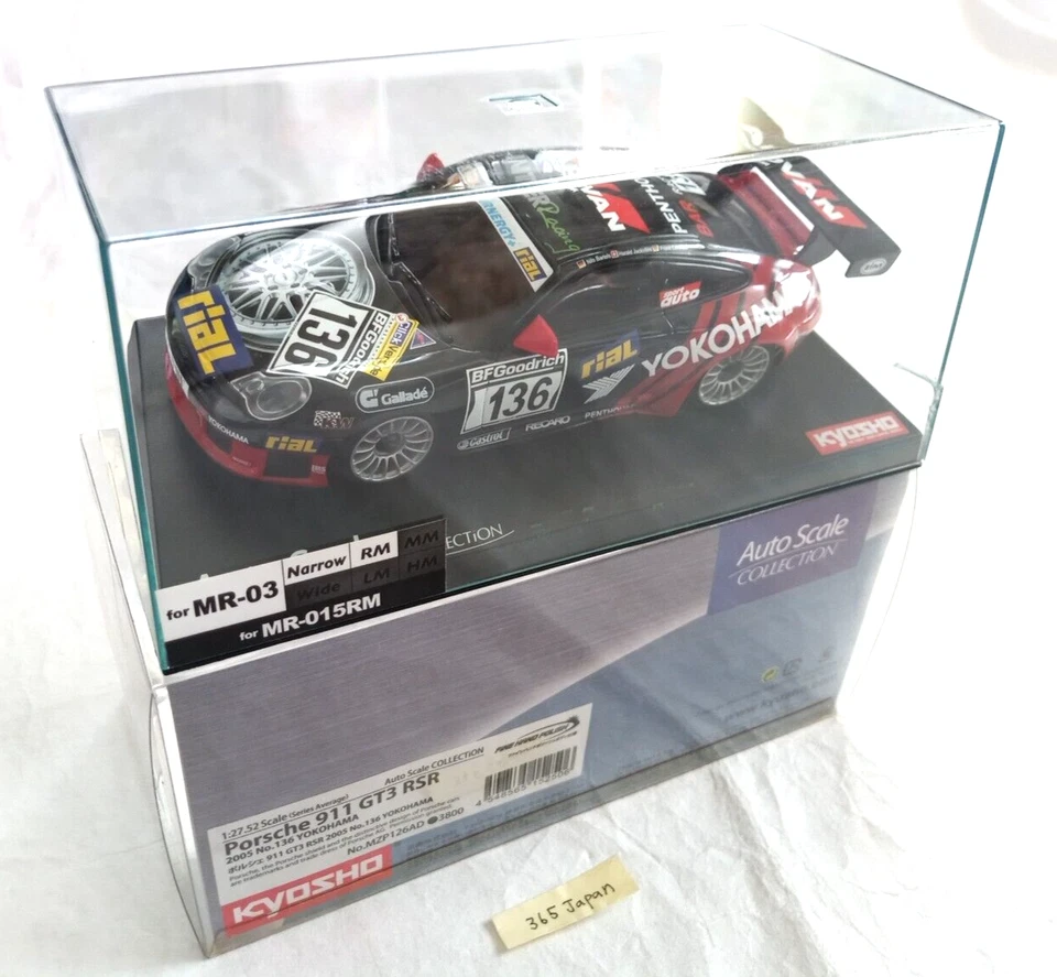 Kyosho Mini-Z ASC Porsche 911 GT3 RSR No.136 YOKOHAMA No.MZP126AD New - Image 1 of 4