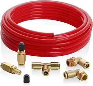 Air Line Service for Air Spring Suspension with Fittings, Schrader Valves and 20 - Picture 1 of 6