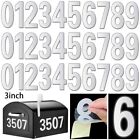 Self Adhesive Mailbox Numbers Stickers White Digital Stickers
