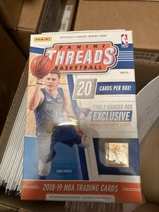 2018/19 Panini Threads Basketball 20ct Hanger Box Shai Luka RC Possible - Picture 1 of 2