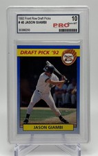 1992 Front Row Draft Picks Jason Giambi #40 New York Yankees PRO Graded 10 Mint