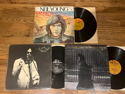 Lot of  3  Neil Young  LPs     Tonight's the Night,  After the Gold Rush,  Neil Foto 1 de 4