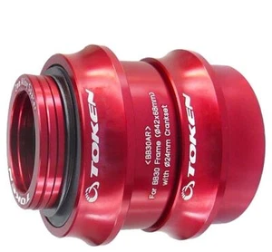 Schüssel Tretlagergehäuse BB30AR Shimano rot -Hersteller Token - Bild 1 von 1