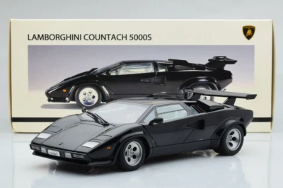 Lamborghini Countach 5000S Black Autoart 74533 - NEW - Image 1 of 4