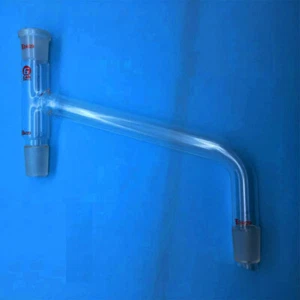 24/29,19/26,Glass 3-Way Adapter,Distillation Head,Oblique Down Type Distillation - Picture 1 of 5