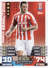 14/15 Match Attax card Marko Arnautovic - Stoke City