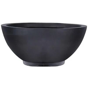 Bowl Garden Planters IDEALIST Dish Style Smooth Outdoor Pots with Drainage Hole - Picture 1 of 39