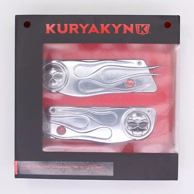 Kuryakyn Flamed Saddlebag Latches Part Number - 1595 - Image 1 of 4