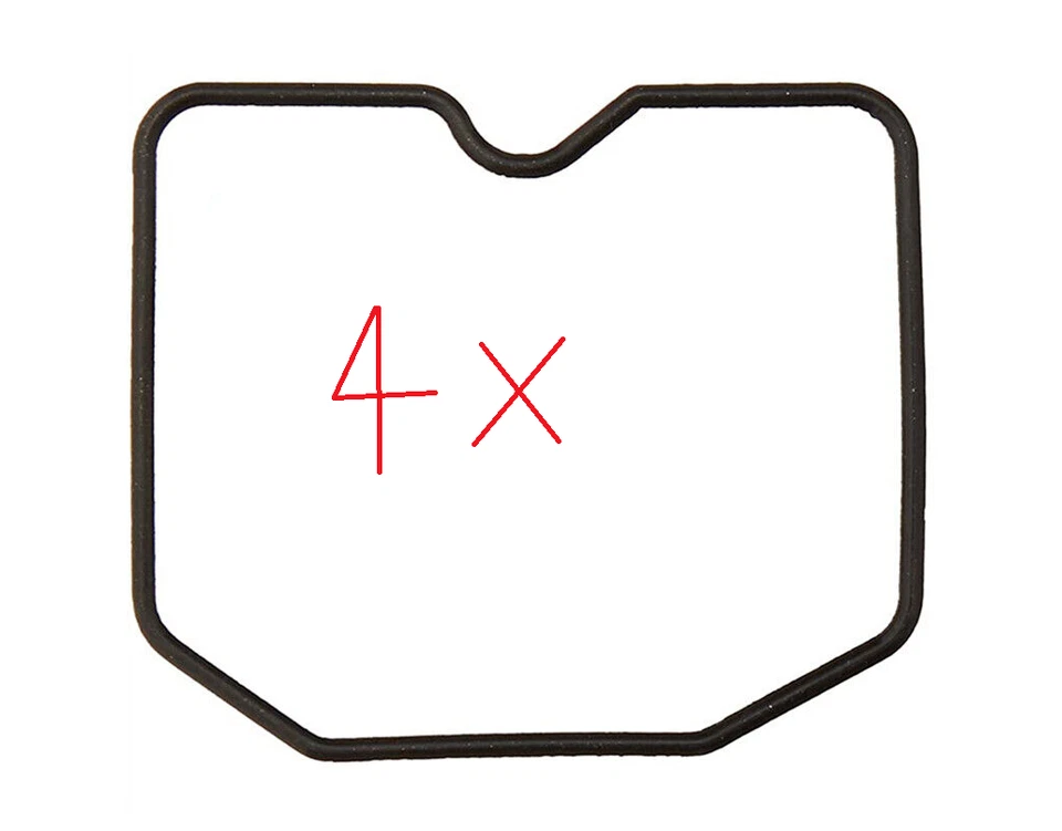 4 juntas tóricas de junta de flotador de carburador para Kawasaki Ninja 600R, Ninja 250R Foto 1 de 1