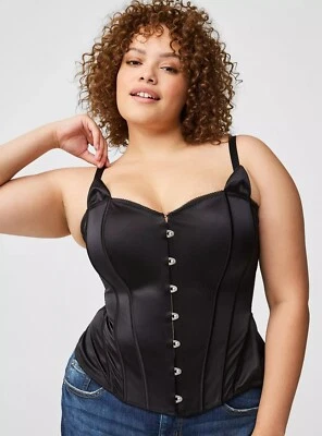 Bustier Torrid Black Cat Nuevo con Etiquetas Nuevo 1X Foto 1 de 4