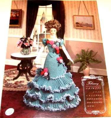 Annie's Calendar Bed Doll Society - February Dinner Gown- Fashion Doll (H) - Image 1 of 4
