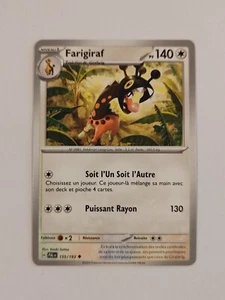 Carte Pokémon - Farigiraf 155/193 - Évolutions À Paldea EV2 - Picture 1 of 2