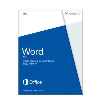 Microsoft Word 2013 (License Only) (1 User/s) - Full Version for Windows 059-08400