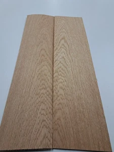 Oak Wood Veneer - CONSTRUCTIONAL - 4 NATURAL WOOD SHEETS - 540 x 130 x 2.1mm - Picture 1 of 5