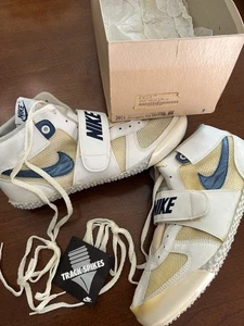 Vintage Nike "Javelin 88" Track & Field Spikes Shoes NOS B Grade 80's Metallic - Picture 1 of 15