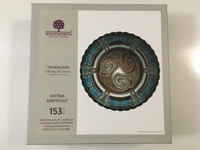 Rompecabezas de madera Wentworth Triskelion extra difícil 152 piezas (falta 1) Foto 1 de 4