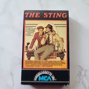 The Sting Betamax Beta Tape Robert Redford, Paul Newman 1973 EXCELLENT Condition - Photo 1/12