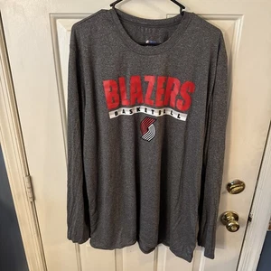 2xl Portland Trailblazers Long Sleeve T Shirt NWOT - Picture 1 of 7