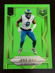 2025 Donruss Elite Status Lime Green Jared Verse /999 - Rams - Picture 1 of 2
