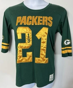 Camicia ROSA Victorias Secret Green Bay Packers 1921 manica 3/4 taglia XS oversize - Foto 1 di 4
