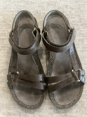 Teva Women's Ventura Leather Cork Strappy Sandal Size 7.5 - Image 1 of 4