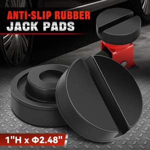 2pcs 4Ton Floor Jack Stand Rubber Pad Adapter Truck Slotted Frame Rail Protector - Picture 1 of 5