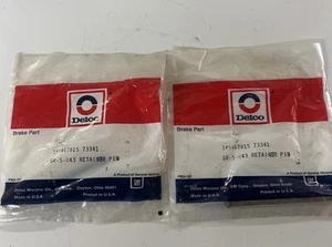 Quantity Of 2 1965-1982 Corvette NOS GM 5467815 Brake Caliper Pad Pin - Picture 1 of 6