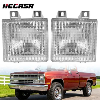 Pair Set Turn Signal Side Corner Marker Lamp Light for Chevy GMC Pickup Truck - Image 1 of 4