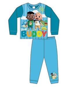 COCOMELON BLUE BEST BUDDY PYJAMAS PJ'S NIGHTWEAR SLEEP BOYS KIDS CHILDRENS GIFT - Picture 1 of 1