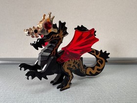 Lego Black Classic Oriental Dragon from set 7419