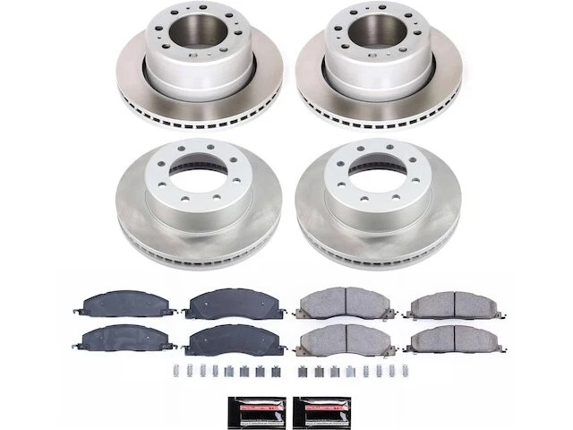 Kit de pastillas de freno y rotor delanteras y traseras para Ram 2500 2012 2013 2011-2018 YH848NC Foto 1 de 1