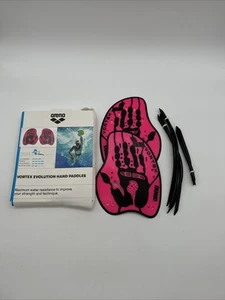 Arena Vortex Evolution Hand Paddles Pink - Picture 1 of 3