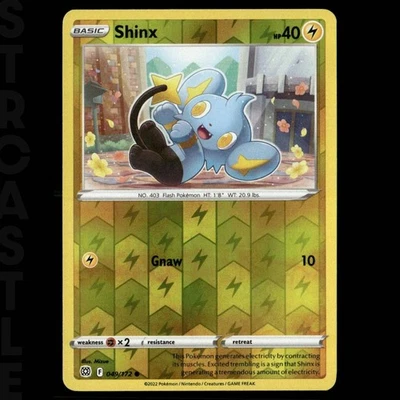 Shinx 049/172 Swsh09: Brilliant Stars (2022) Reverse Holo Common Pokémon TCG  - Image 1 of 3