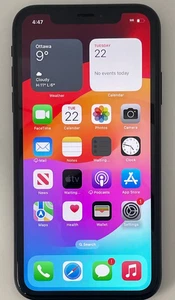 Apple iPhone XR - 64GB - Black - Unlocked Pre-Owned Good Condition - Photo 1 sur 3
